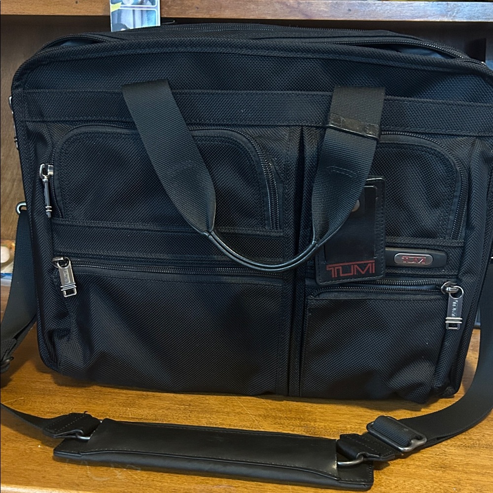 Tumi Black Briefcase